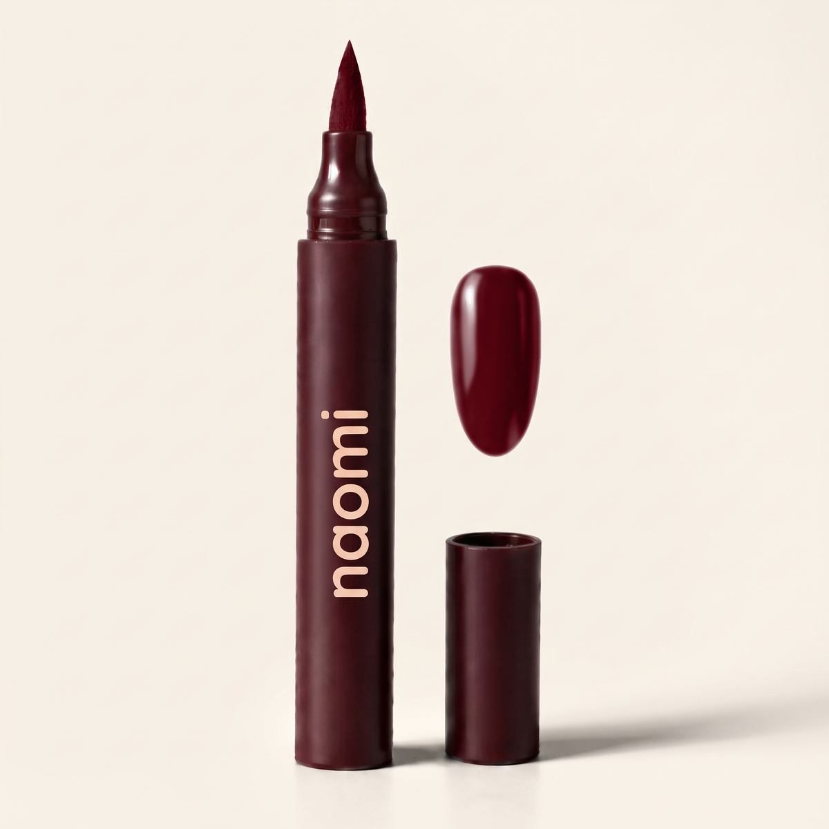 The Naomi Nail Pen in Deep True Red